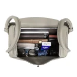 100% Cow Leather Lady Lindi Bag Brand Shoulder Messenger Bag Luxury Handbags Women Genuine Leather Luxury Designer Doctor Bag