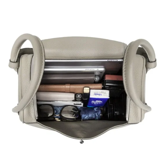 100% Cow Leather Lady Lindi Bag Brand Shoulder Messenger Bag Luxury Handbags Women Genuine Leather Luxury Designer Doctor Bag