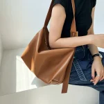 2023 New Fashion Casual Tote Bag Women Handbags Soft Leather Large Capacity Single Shoulder Bag Female Crossbody Handbag