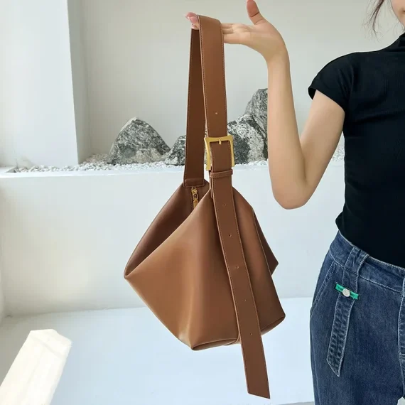2023 New Fashion Casual Tote Bag Women Handbags Soft Leather Large Capacity Single Shoulder Bag Female Crossbody Handbag